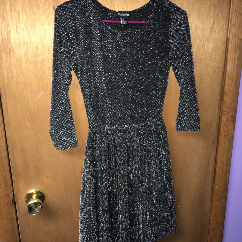 Sparkly skater dress